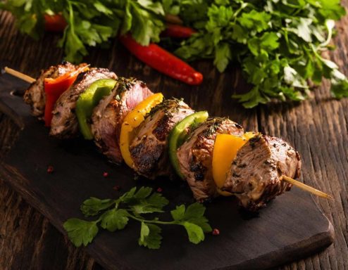 Grillgerichte - Holzkohleofen